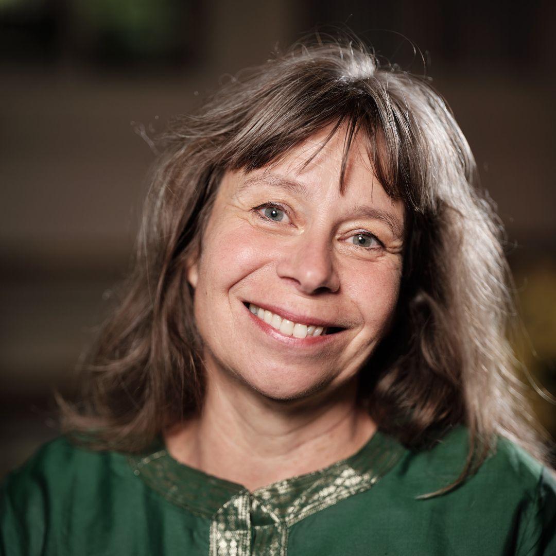 Lachende Marit Törnqvist