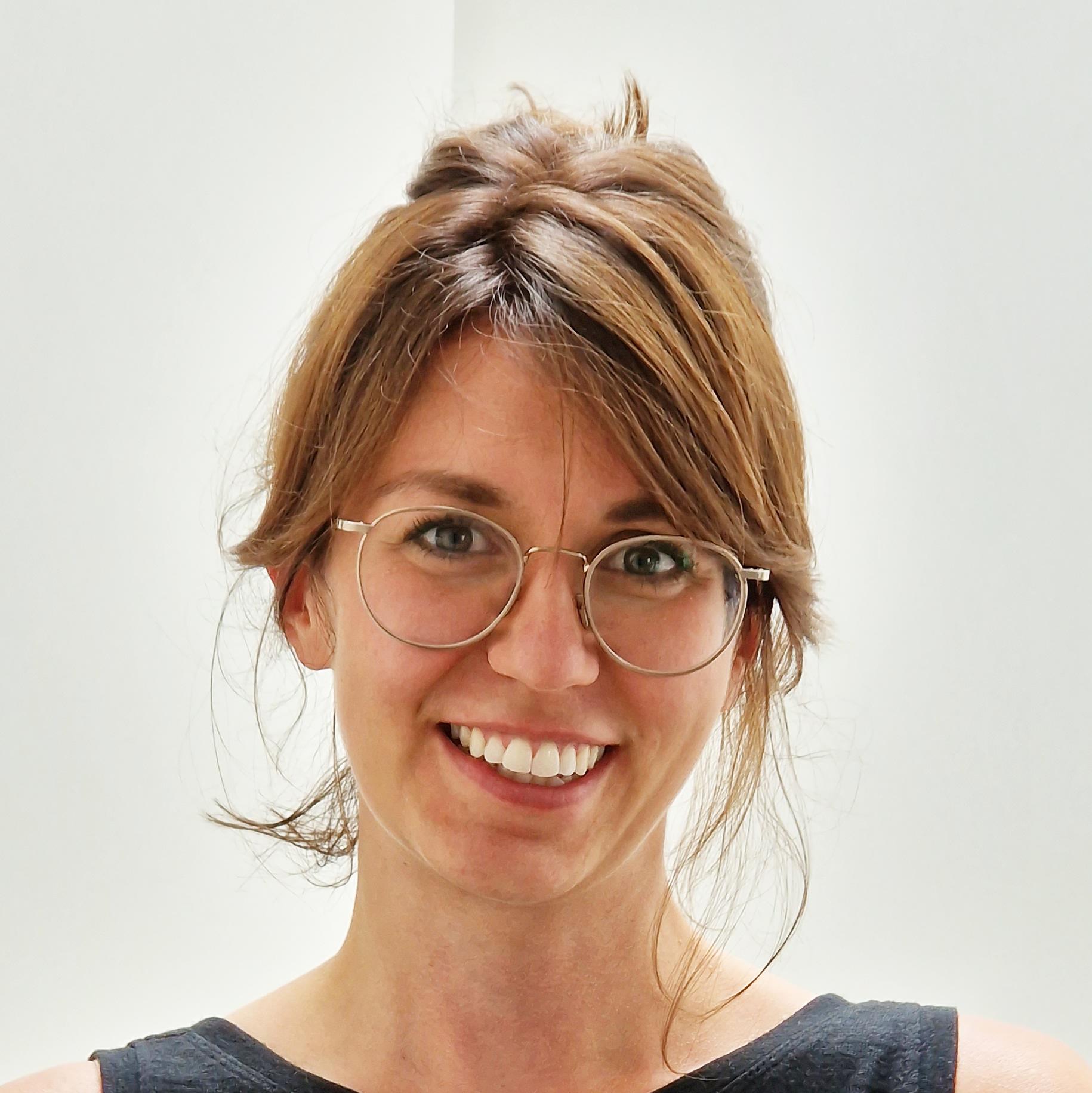 Lachende Kristen Gehrman