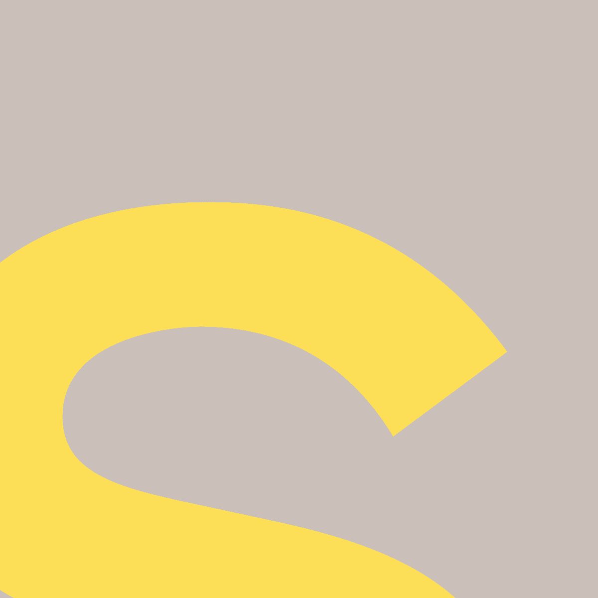 Uitsnede letter S